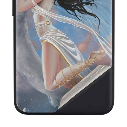 Fairy on Moon with Birds by Nene Thomas Google Pixel 4a Skin